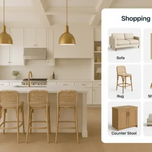 Kitchen + Family Room – Vision