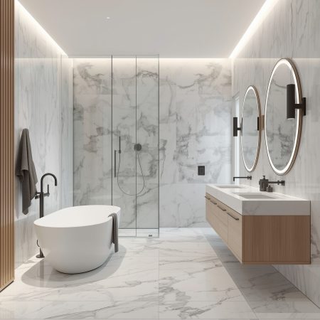Lucid_Origin_Spacious_modern_American_bathroom_minimalist_desi_2